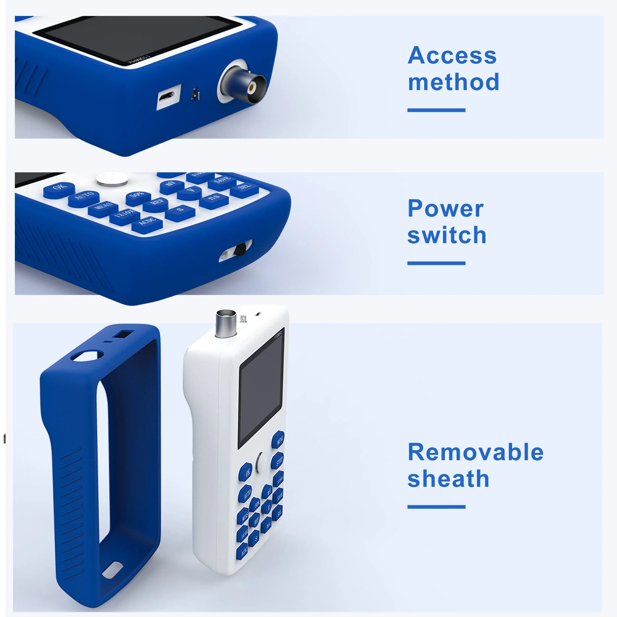 FNIRSI® 1C15 110MHz 500MS/s Handheld Mini Digital Oscilloscope - Image 6