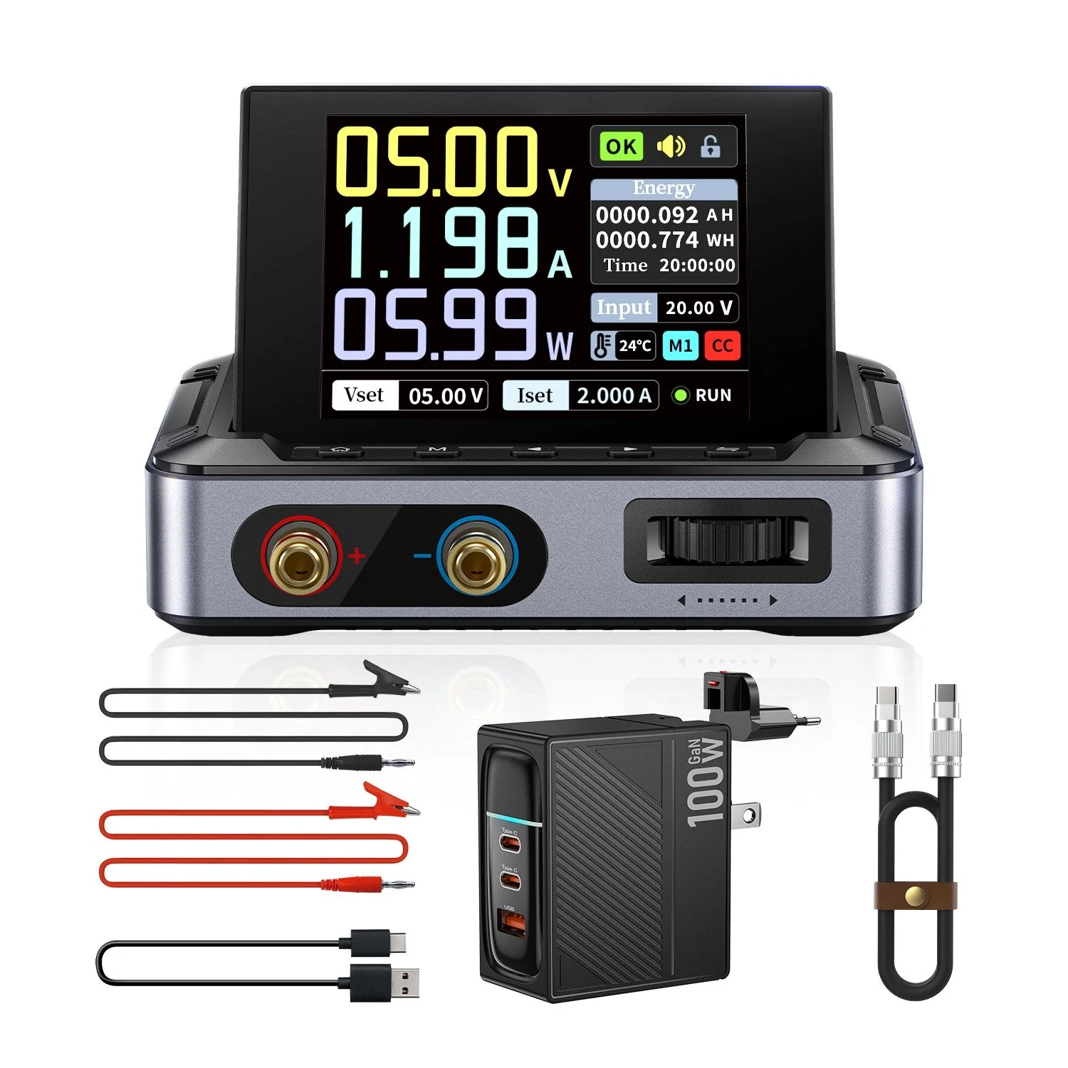 FNIRSI® DPS-150 Mini DC Adjustable CNC Programmable Regulated Switching Power Supply - Image 11