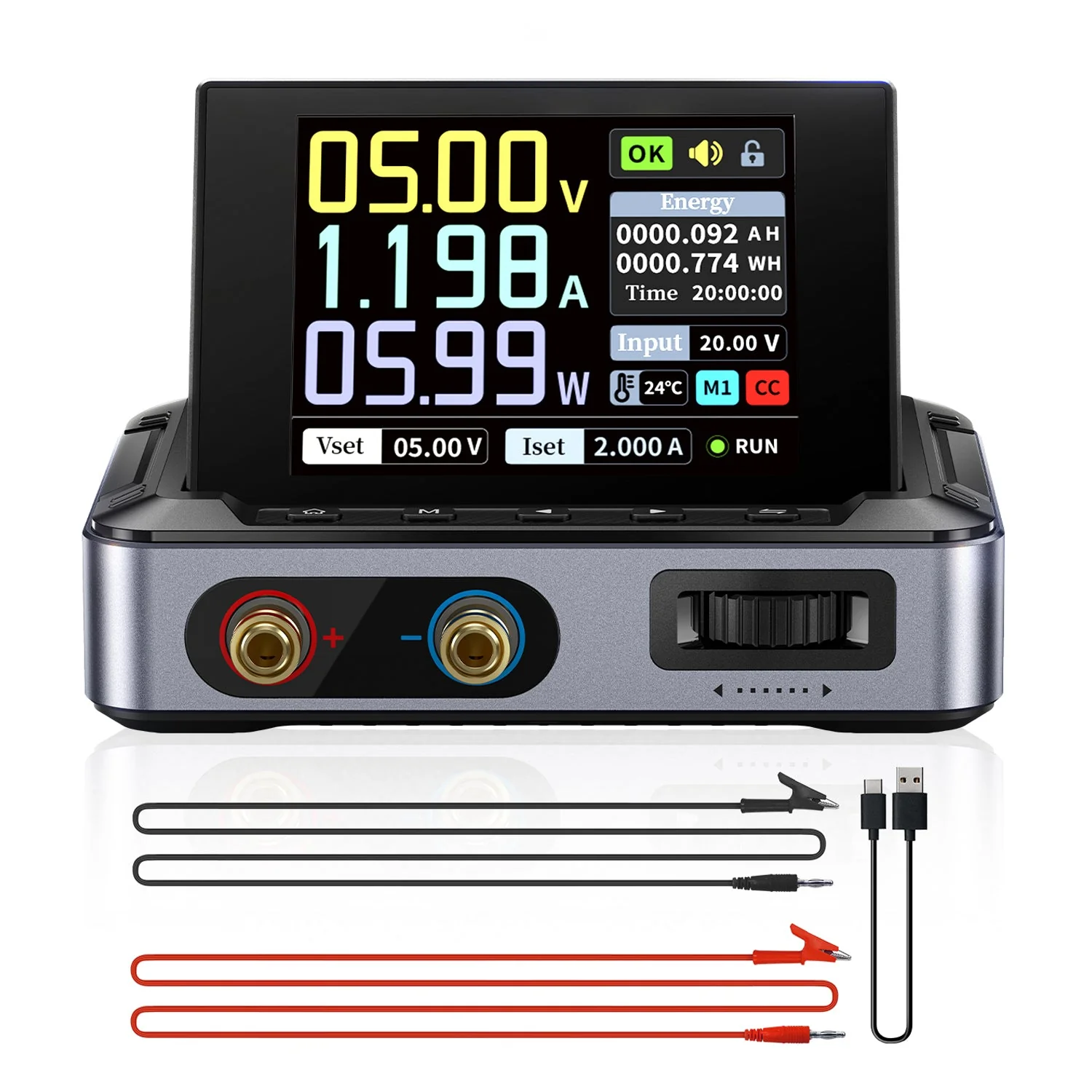 FNIRSI® DPS-150 Mini DC Adjustable CNC Programmable Regulated Switching Power Supply - Image 8