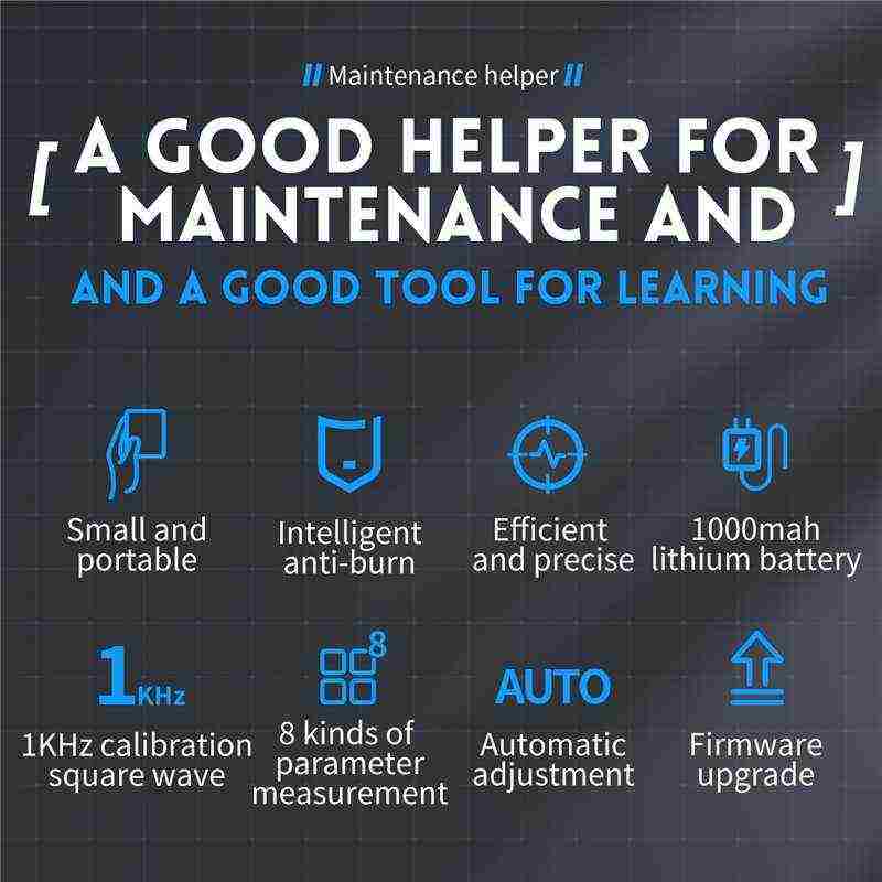 FNIRSI® DSO-152 200KHz 2.5MS/s Mini Pocket Handheld Digital DSO Oscilloscope - Image 4