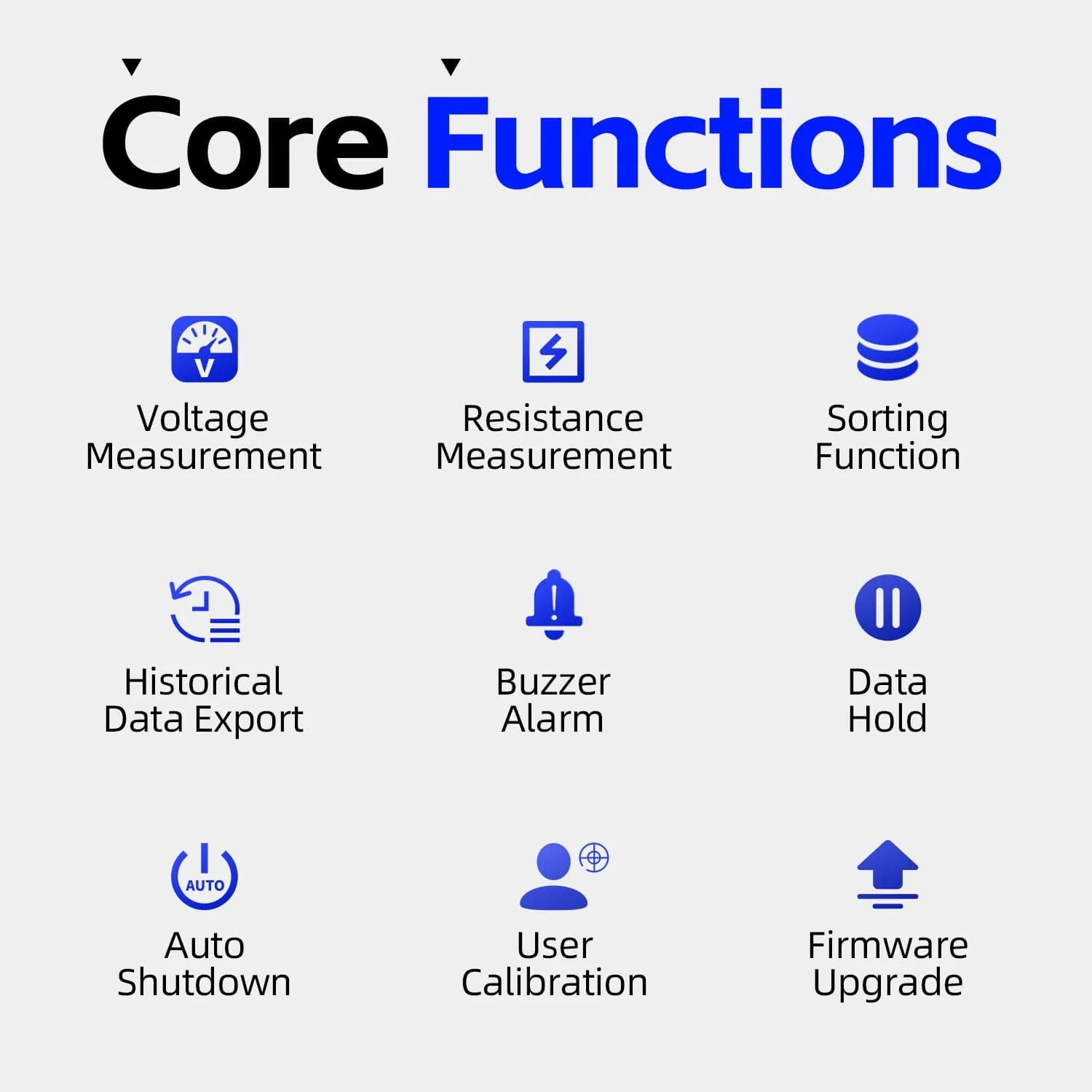FNIRSI® HRM-10 Battery Voltage Internal Resistance Tester - Image 3
