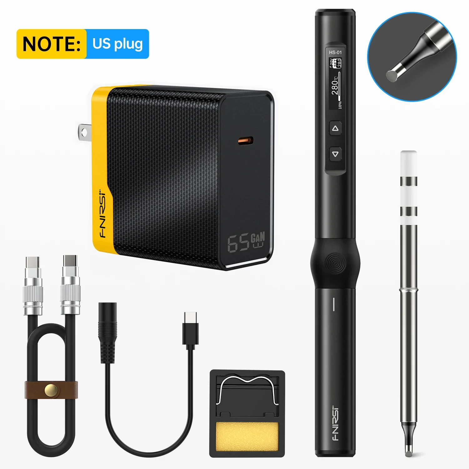 FNIRSI® HS-01 Intelligent Soldering Iron - Image 13