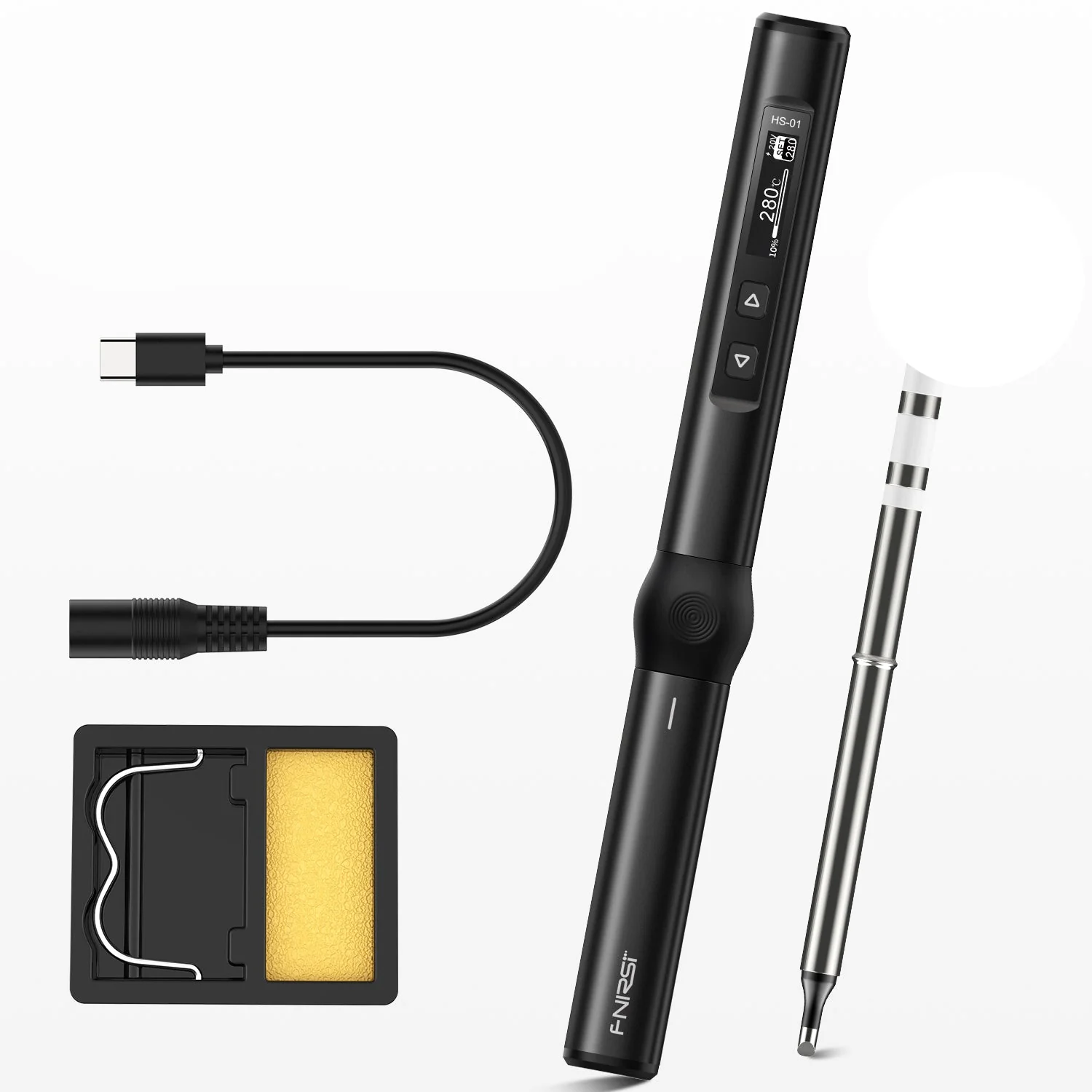 FNIRSI® HS-01 Intelligent Soldering Iron - Image 9