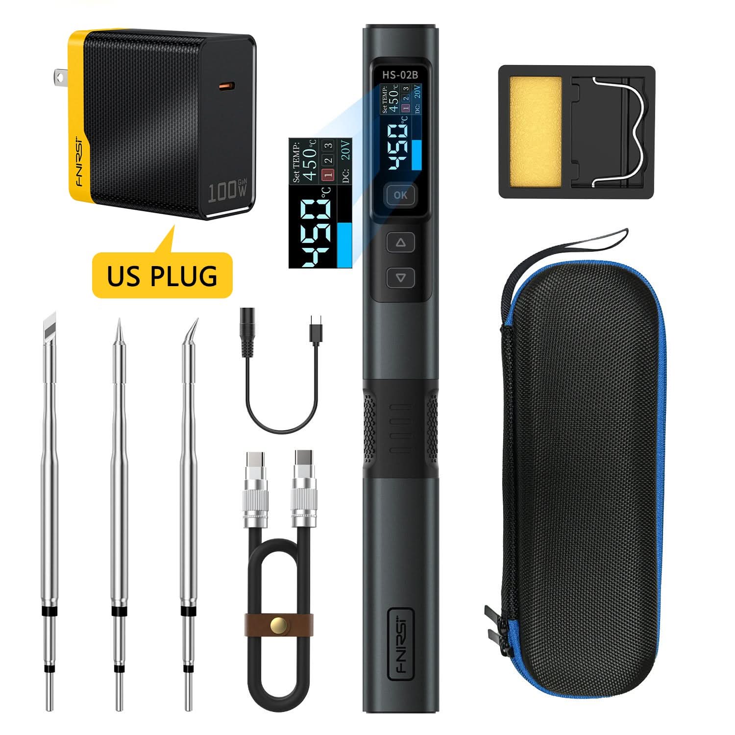 FNIRSI® HS-02 Intelligent Soldering Iron - Image 22