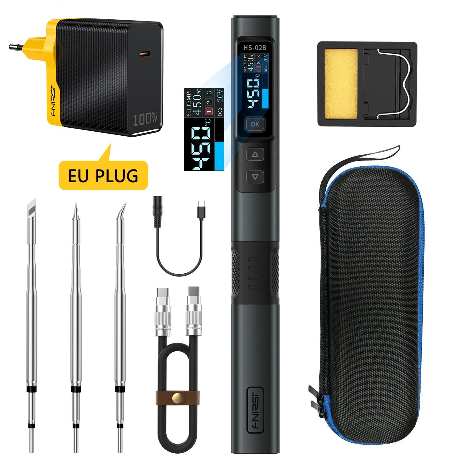 FNIRSI® HS-02 Intelligent Soldering Iron - Image 24