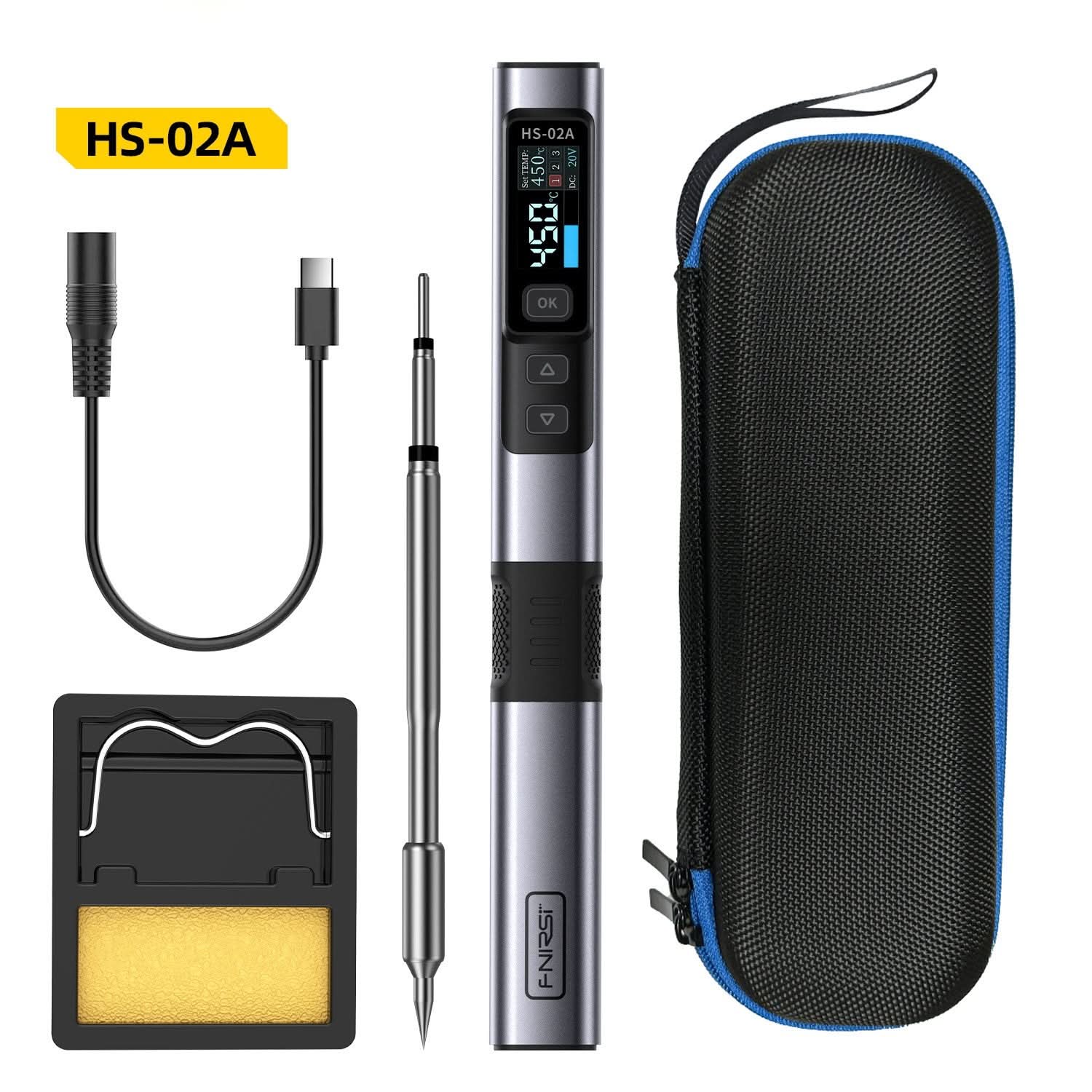 FNIRSI® HS-02 Intelligent Soldering Iron - Image 8