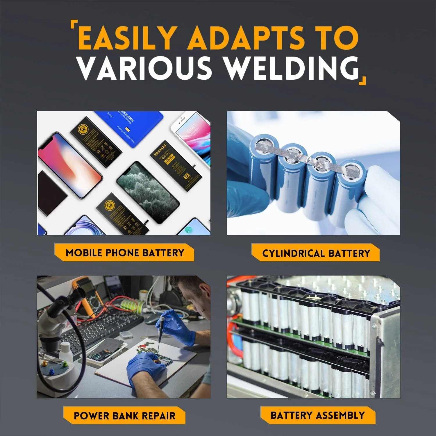 FNIRSI® SWM-10 Portable Intelligent Color Screen Spot Welding Machine - Image 9