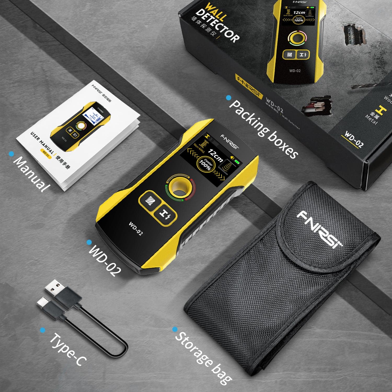 FNIRSI® WD-02 Wall Detector Scanner - Image 9